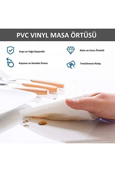 vexillum Прозора скатертина | 1,2 мм мушамба | Підкладка для столу | Захисна міка | Ацетатна скатертина | Робочий стіл