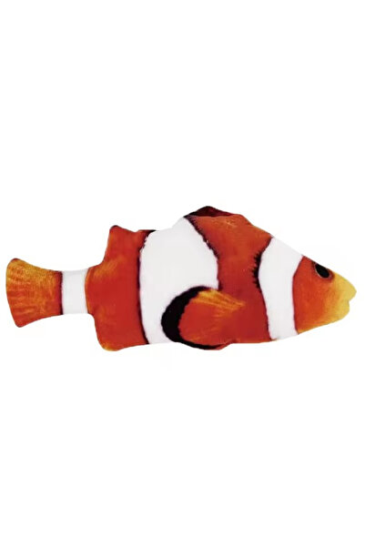 Modellino Peluş Palyaço Balığı Renkli Balık 20cm