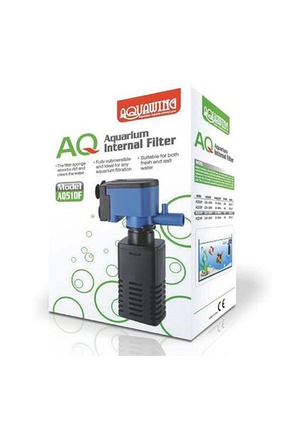 Aquawing 510f Aquarium Internal Filter 4w 400l/h