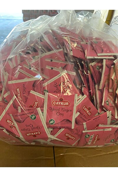 Çaykur Yeşil Çay Bardak Poşet Çay (Elmalı) 1200 adet (1 KOLİ)