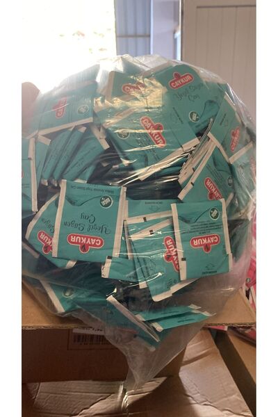 Çaykur Yeşil Çay Bardak Poşet Çay (Melisalı) 1200 adet (1 KOLİ)