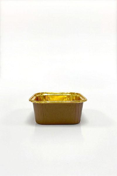 Trend Hediye Sepeti Brown Gold Muffin Cake Set of 25 - Compatible with Dessert Bowl and Airfryer
