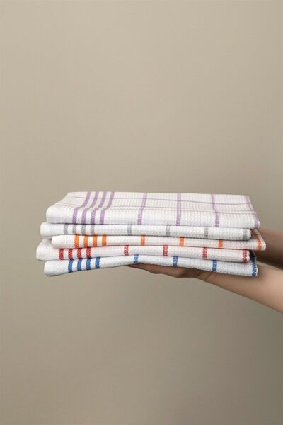 Denizli Concept Soft 5-Piece Drying Cloth Red