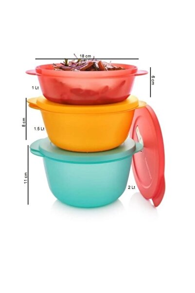 Tupperware Mikrodalga Beslenme Seti.