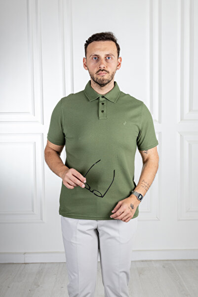 Sarar Πράσινο μπλουζάκι με γιακά πόλο