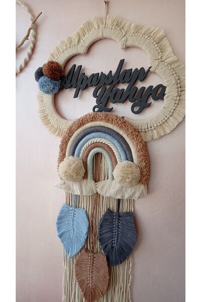 Makrome Bebek Kapı Süsü