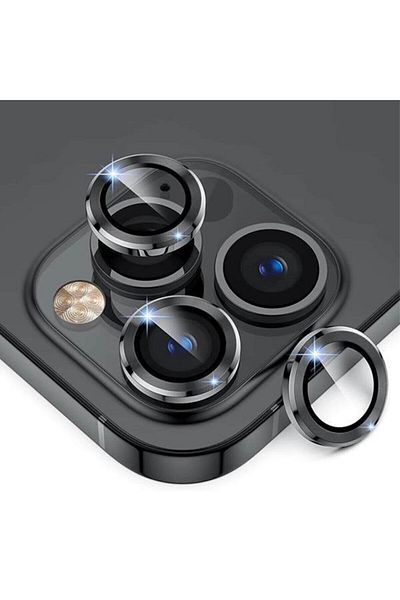 KVK PRİVACY Iphone 13 Pro Max Camera Lens Protector Eyepiece Lens 13 Pro Compatible Graphite