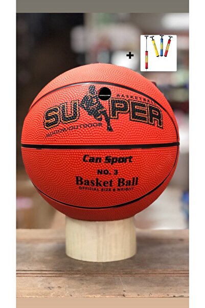 TOPROCKSTORE Küçük Basketbol Topu 3 Numara Şişirme Pompası Hediyeli