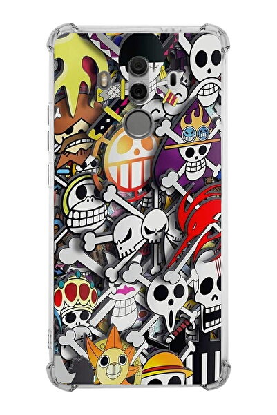 PrintiFy جراب سيليكون شفاف بتصميم الرسوم المتحركة متوافق مع هاتف Huawei Mate ...