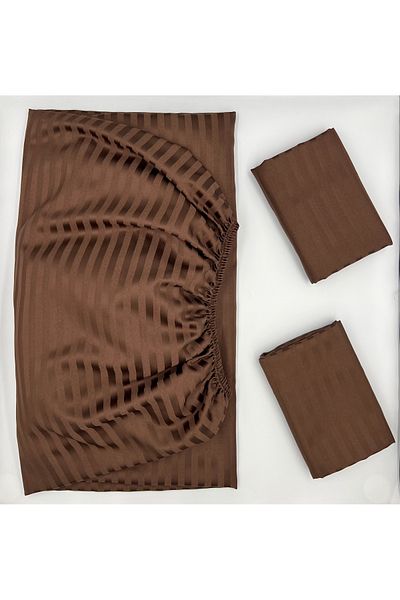 pınarhome collectıon High Corner Deep - Satin Elastic Wardrobe and Clamshell Pillow Case (Latest Trend)
