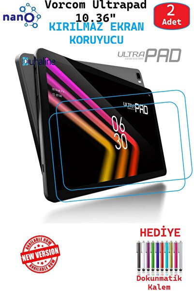 DUHALINE 2 ADET Vorcom Ultrapad PRO 10.36" Tablet İçin Tam Uyumlu Ekran Koruy...