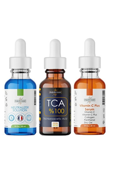 Doğal Eczane Tca Peeling %100 + Vitamin C Serum + Neutralize Solüsyon 90 ml