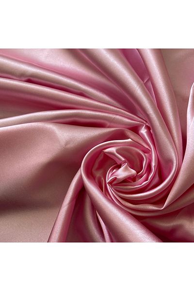 Akteks Dusty Pink Satin Fabric 150 cm Πλάτος (Εισαγόμενο Σατέν)
