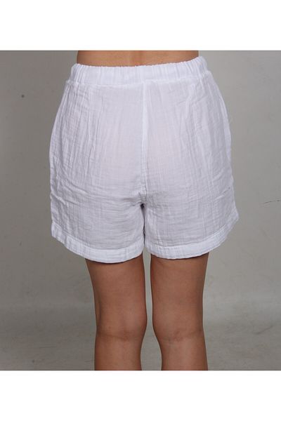 bomull textıle Muslin Fabric Short Shorts