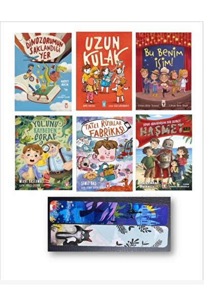 Timaş Çocuk 1. 2. Sınıfh-hikaye-set-Dinozorun-saklandığı-yer-Uzun-kulak-Haşme...