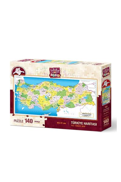 Art Puzzle 1923 Türkiye Political Map 140 Piece Puzzle - Art Puzzle FABBATOYS