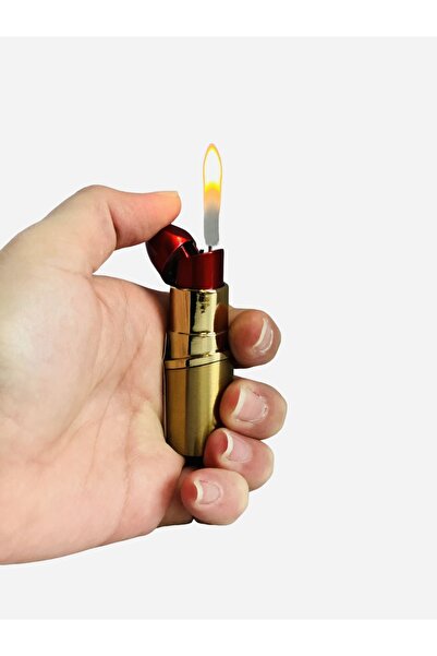 Hunter HEDİYELİK RUJLU RUJ ŞEKLİNDE ÇAKMAK GAZLI ÇAKMAK ESPRİLİ ÇAKMAK METALİ...