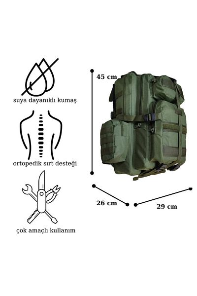 LIGHTINGHM 42 Liter Military Tactical Backpack