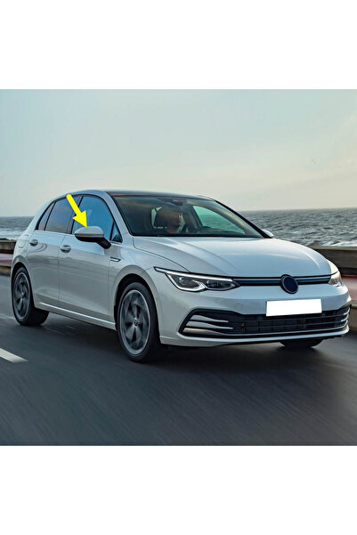 Bisra VW Golf 8 2020-2024 Sağ Dış Ayna Üst Kapağı Kapak 5H0857538
