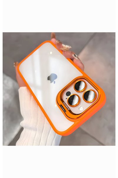 Tech&bello accessories غطاء حماية لهاتف ابل ايفون 13 برو مع حامل للكاميرا + واقي للعدسة