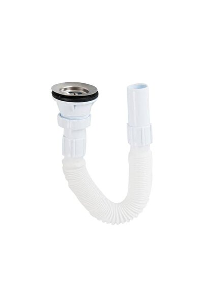efmues Lavabo sifonu körüklü pis su gideri plastik lavabo hortumu akordeon boru