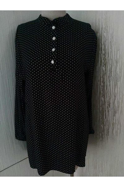 LUSSOLİFE Round Neck Elastic Sleeve Mommy Tunic - New Season