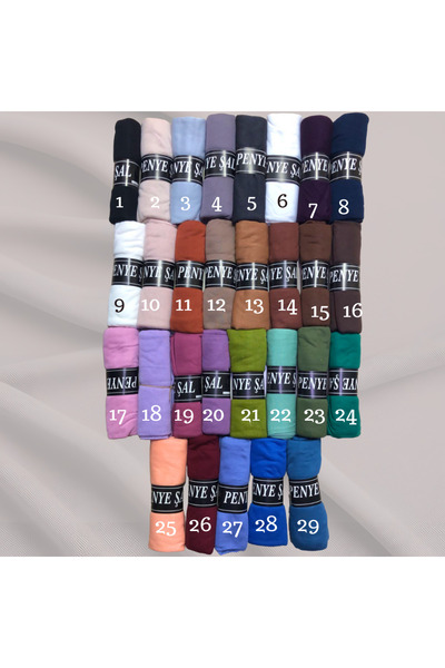 Organic Scarfs Special Stitched Hijab Combed Cotton Shawl Hijab Model