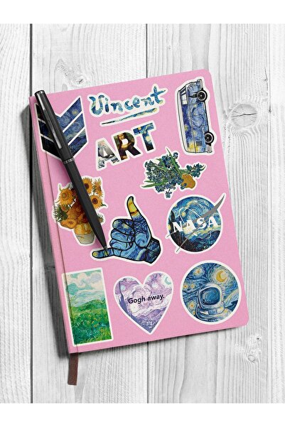 AR Sticker مجموعة ملصقات الكمبيوتر المحمول والكمبيوتر المحمول تحت عنوان V-gogh 4