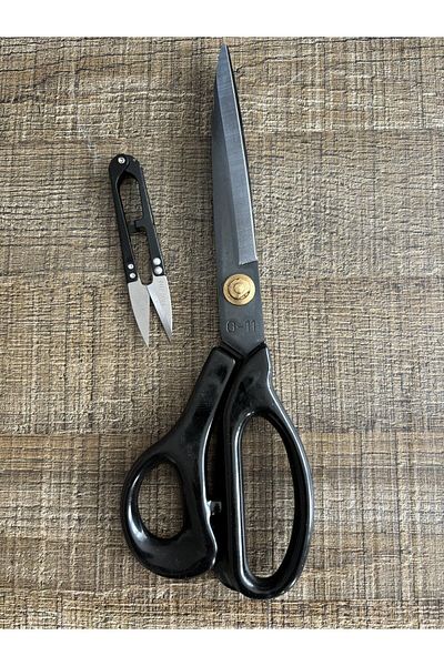 DİBA AVM 2-Piece Professional Metal Tailor Scissors - 11"a*275*30cm Metal Spinning Scissors