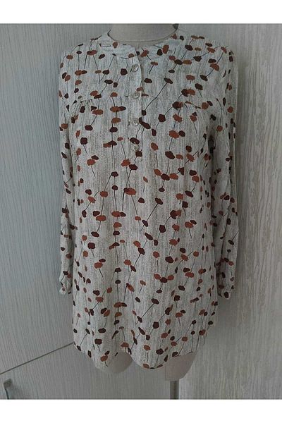 LUSSOLİFE Round Neck Elastic Sleeve Mommy Tunic - New Season
