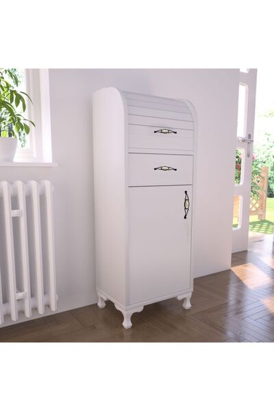 Bygolden Dolaplı Çok Amaçlı Çekmeceli Ekmeklik Dolabı Mutfak Dolabı Kiler Dol...