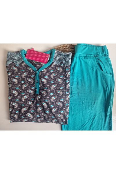 LİA Underwear Long Sleeve Cotton Women's Pajama Set