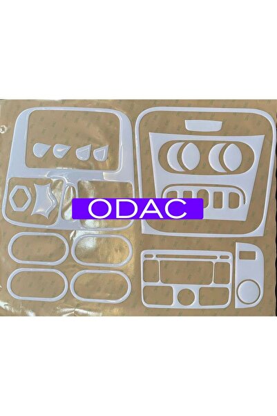 ODAC Renault Symbol 2012-2019 White Special Designed Torpedo, Console and Tri...