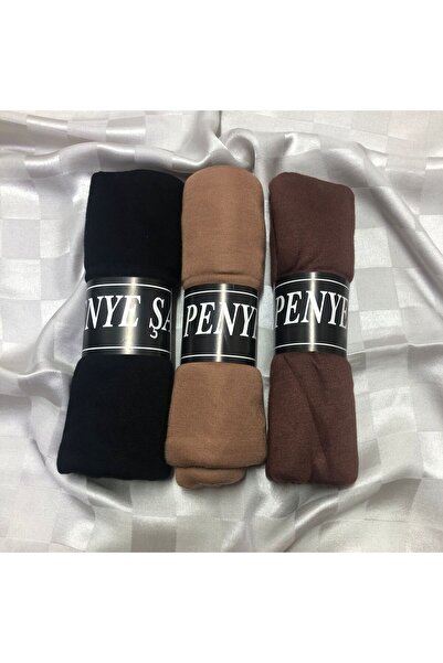 Organic Scarfs Tesettür Özel Dikişli Penye Şal Hijap Modeli