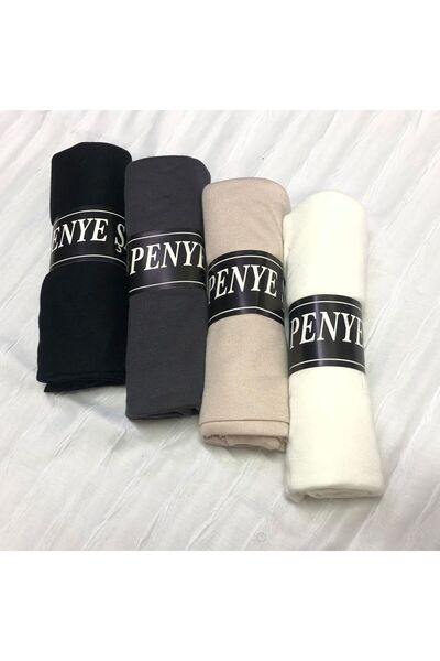 Organic Scarfs Tesettür Özel Dikişli Penye Şal Hijap Modeli