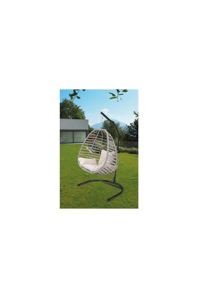 mobilyabazari Retro Rattan Bahçe Mobilyası (SALON, BALKON, CAFE OFİS) Salıncak