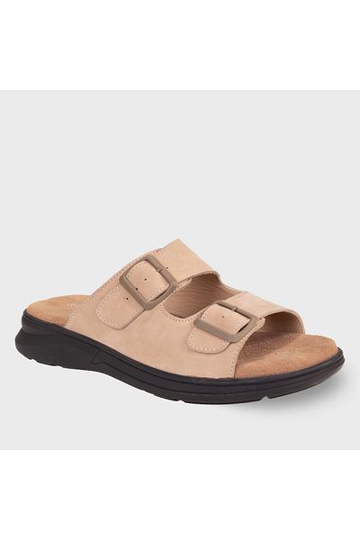 Forelli Ανδρικές παντόφλες Nubuck Comfort EJDER-G - Σχέδιο άμμου