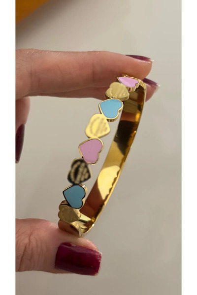 Opia JEWELRY - Tffny Kelepçe Çelik Bileklik