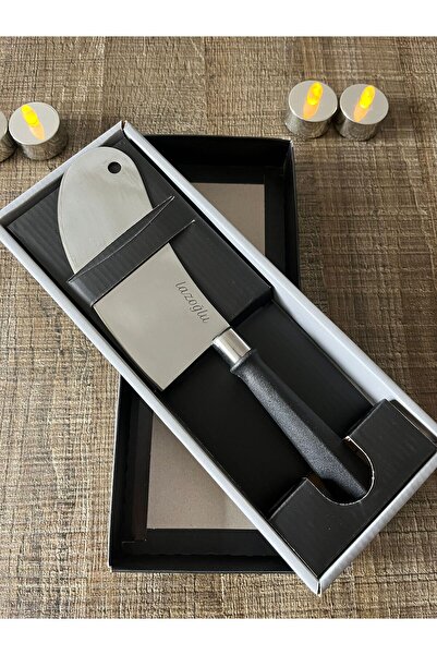 DİBA AVM Satır Salata Bıçağı Soğan Bıçağı Börek Pizza Kesici    Mutfak  Siyah...