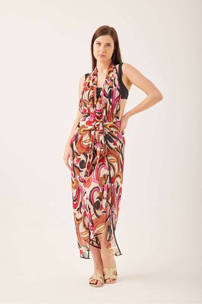 MY NEFTİ Trousers Dress - Pareo Design