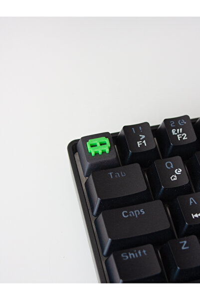 buffed Piksel Alien Mekanik Klavye Tuşu Siyah Artisan Keycap Gamer Aksesuar
