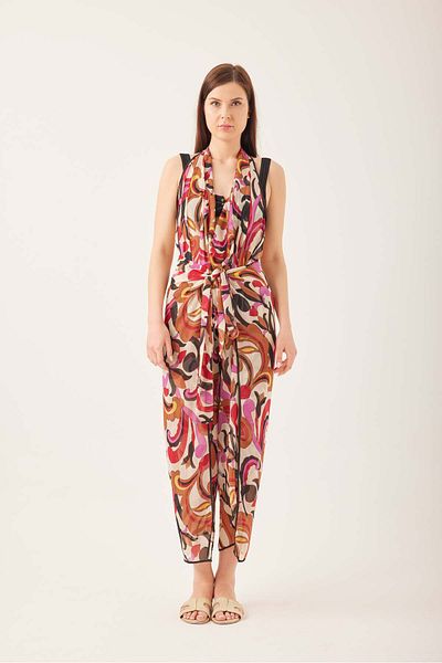 MY NEFTİ Trousers Dress - Pareo Design