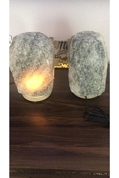 ÇANKIRI KAYA TUZU TUZLAMBASI Elde Çekiçlenmiş Doğal Kaya Tuzu Lambası