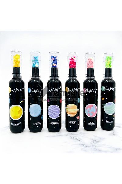 ÖZ KIRTASİYE PLANET PATTERNED 6-PIECE PHOSPHORUS PEN