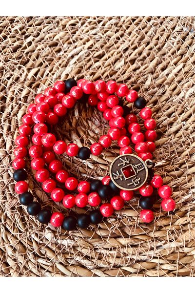 PİRAMİGO 108 Pieces Long Necklace - Chinese Lucky Money End Trowel