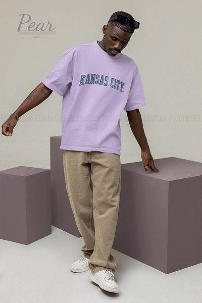 Pear Wear Μπλουζάκι Unisex Oversize - Kansas City Printed