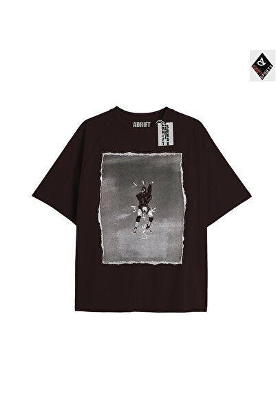 Adrift Travis Scott Black Oversize Unisex T-shirt - Relaxed Fit