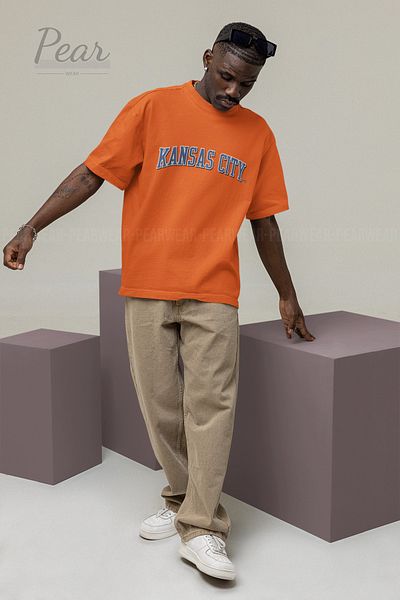Pear Wear Μπλουζάκι Unisex Oversize - Kansas City Printed