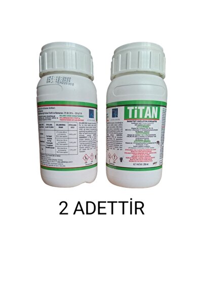 Titan 2 Adet Konsantre Haşere Ilacı 250 ml