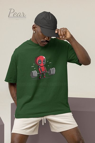 Pear Wear Μπλουζάκι Unisex Deadpool Printed Oversize